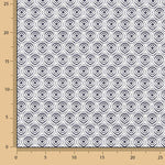 Popeline Baumwolle Jaipur Geo Navy Baumwolle - Ribes y Casals