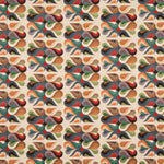 Retro-Mosaik-Wandteppich, mehrfarbig - Ribes y Casals