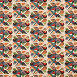 Retro-Mosaik-Wandteppich, mehrfarbig - Ribes y Casals