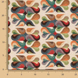 Retro-Mosaik-Wandteppich, mehrfarbig - Ribes y Casals