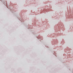 Bedruckter Perkal Seide Rot - Ribes y Casals