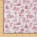 Bedruckter Perkal Seide Rot - Ribes y Casals