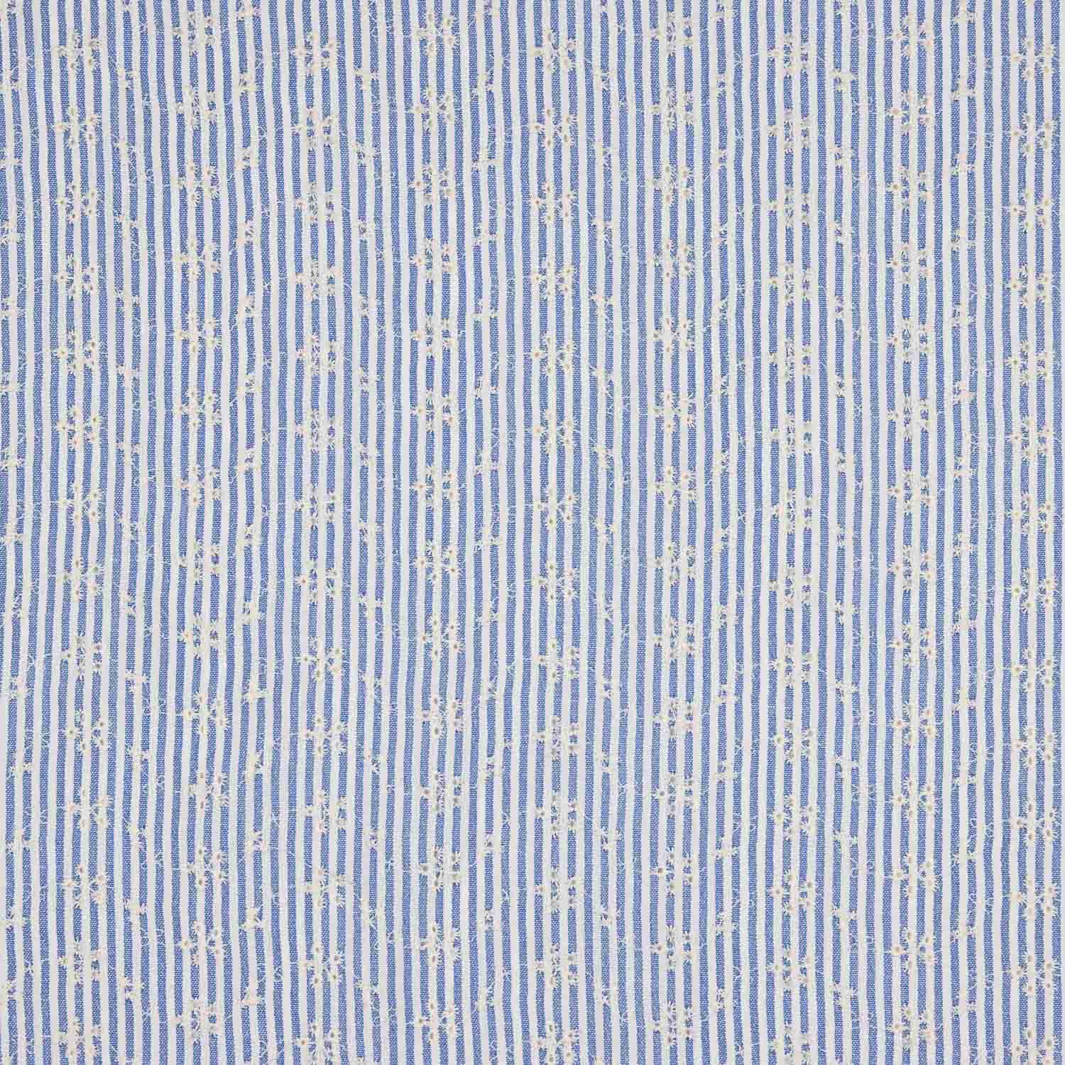 Blaue Streifen aus bestickter Baumwolle - Ribes y Casals