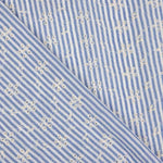 Blaue Streifen aus bestickter Baumwolle - Ribes y Casals