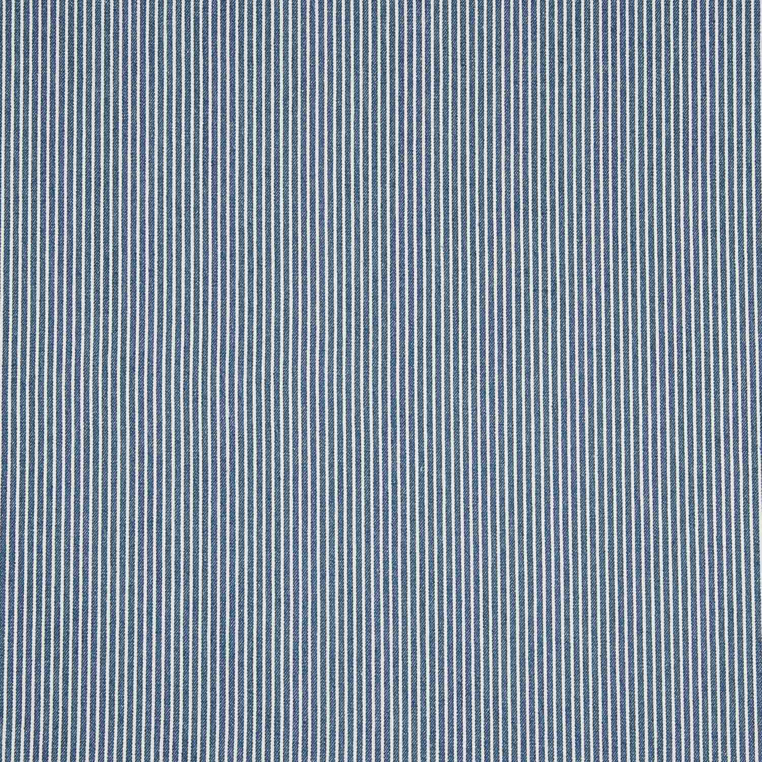 Indigoblau und weiß gestreifte Jeans - Ribes y Casals
