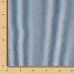 Indigoblau und weiß gestreifte Jeans - Ribes y Casals
