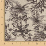 Segeltuch Baumwolle Botanical Botanical Print Braun - Ribes y Casals