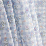 Baumwollpopeline Blue Cottage Meadow - Ribes y Casals