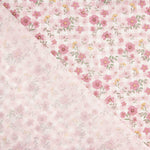 Popeline Baumwolle Rosa Cottage Meadow - Ribes y Casals