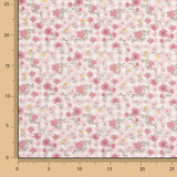 Popeline Baumwolle Rosa Cottage Meadow - Ribes y Casals