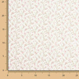 Popeline-Reststück aus Baumwolle in Pink Blossom Breeze – verschiedene Maße x Breite 150 cm - Ribes y Casals