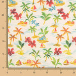 Baumwoll-Popeline Aloha Paradise Sun - Ribes y Casals