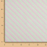 Candy Stripes Baumwoll-Popeline - Ribes y Casals