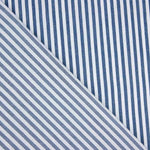 Feiner Baumwollköper Marineblau gestreift - Ribes y Casals