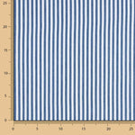 Feiner Baumwollköper Marineblau gestreift - Ribes y Casals