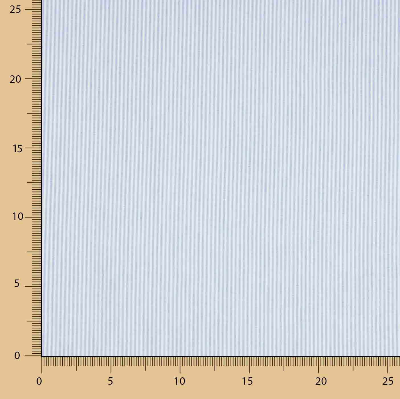 Feiner Baumwoll-Twill gestreift Mini-Streifen Hellblau - Ribes y Casals