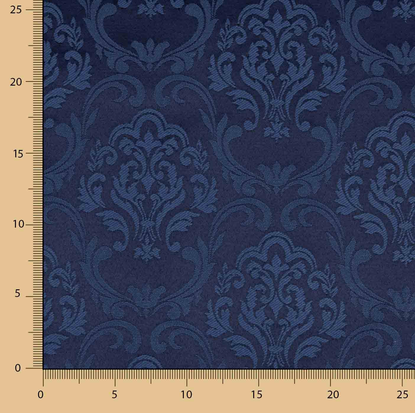 Pompeya Marineblaues Jacquard-Segeltuch - Ribes y Casals