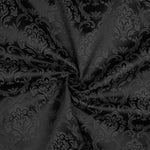 Jacquard-Leinwand Pompeya Schwarz - Ribes y Casals