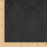 Jacquard-Leinwand Pompeya Schwarz - Ribes y Casals