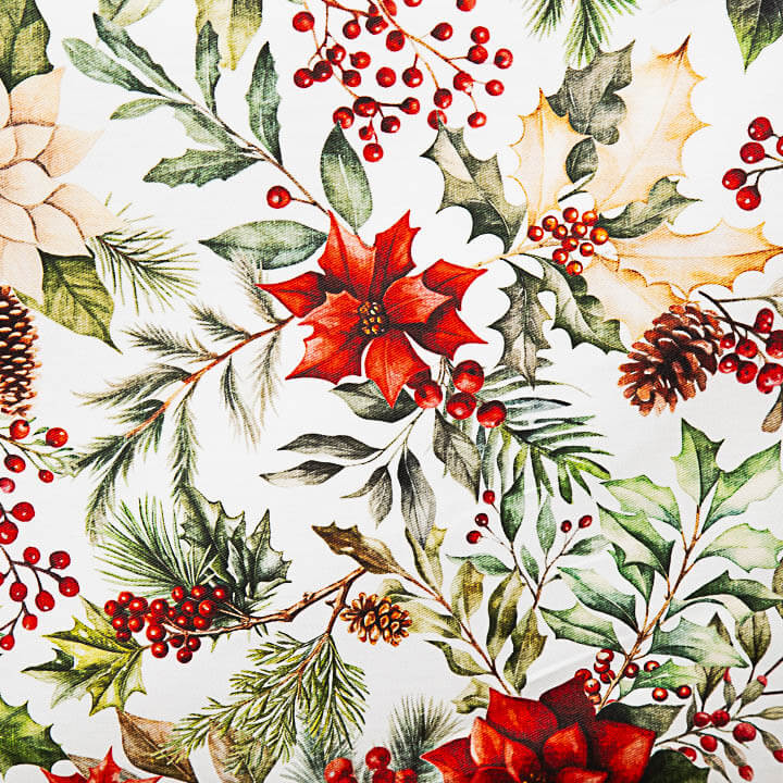 Harzbeschichtet, fleckabweisend, Weihnachten, Weihnachtsstern - Ribes y Casals