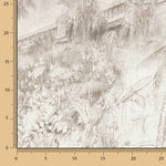Dschungel Bedrucktes Leinen Beige - Ribes y Casals