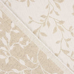 Jacquard für den Wohnbereich, beidseitig verwendbar, Blätter, beige - Ribes y Casals