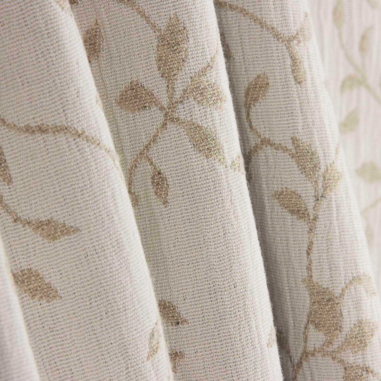 Jacquard für den Wohnbereich, beidseitig verwendbar, Blätter, beige - Ribes y Casals