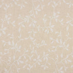 Jacquard-Heimtextil, beidseitig verwendbar, weiß und naturfarben mit Leinen - Ribes y Casals