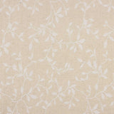 Jacquard-Heimtextil, beidseitig verwendbar, weiß und naturfarben mit Leinen - Ribes y Casals