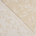 Jacquard-Heimtextil, beidseitig verwendbar, weiß und naturfarben mit Leinen - Ribes y Casals
