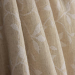 Jacquard-Heimtextil, beidseitig verwendbar, weiß und naturfarben mit Leinen - Ribes y Casals