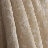 Jacquard-Heimtextil, beidseitig verwendbar, weiß und naturfarben mit Leinen - Ribes y Casals