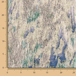 Brokat Lurex Brokat Abstrakter Druck Grün Blau - Ribes y Casals