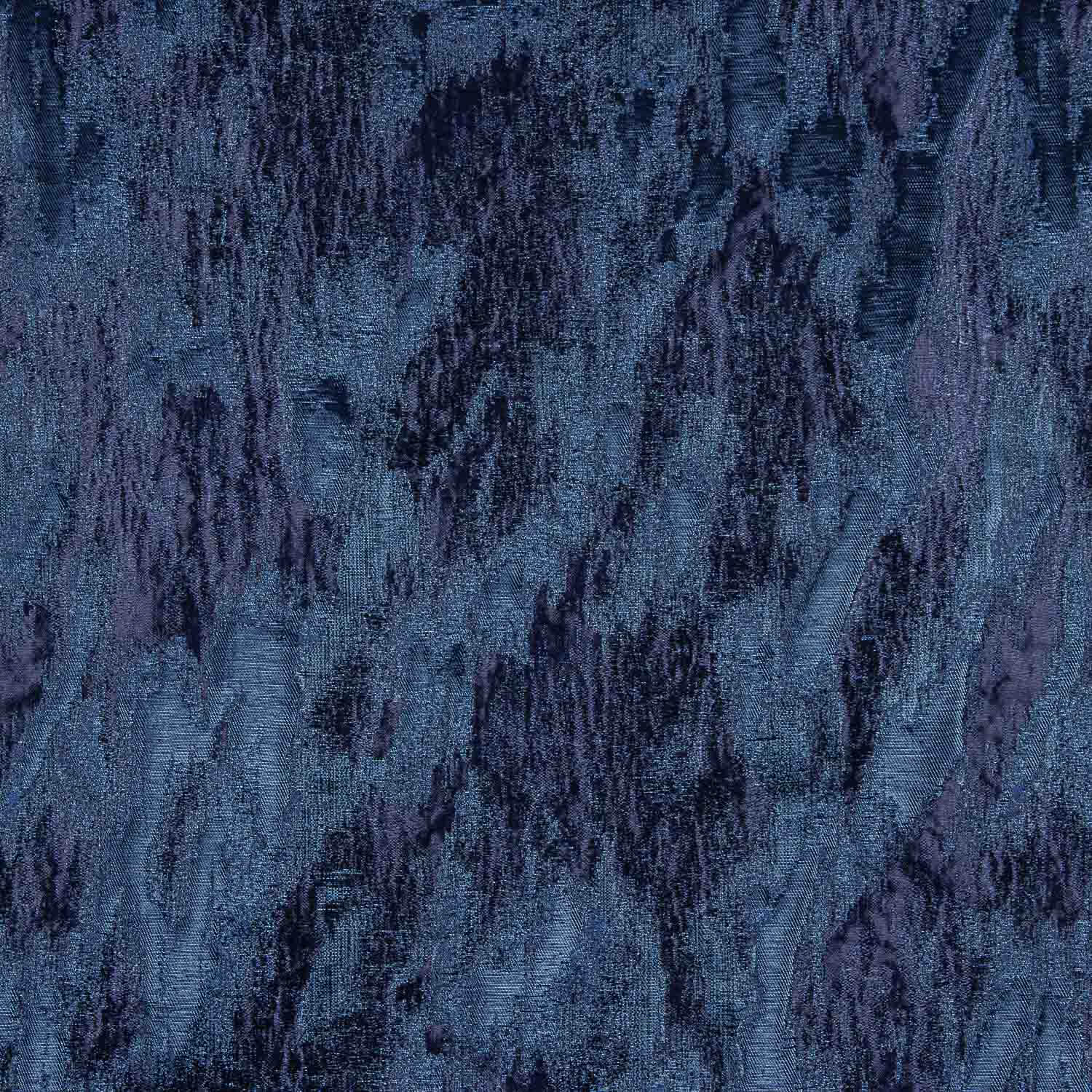 Brokat Lurex Brokat Abstrakter Druck Marineblau - Ribes y Casals
