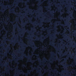 Brokat Marineblau Florale Prägung - Ribes y Casals