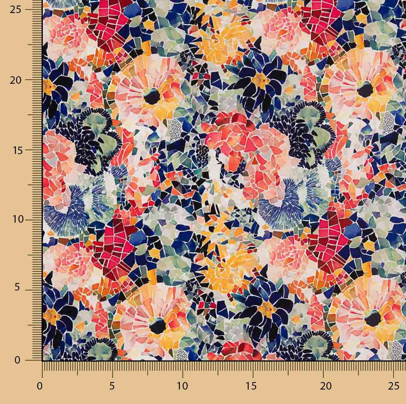 Sorona Technical Fibre Sorona Floral Mosaic Print - Ribes y Casals