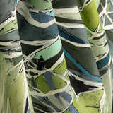 Tencel und Leinen mit natürlichem Blattmuster - Ribes y Casals