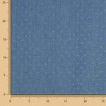 Denim Baumwolle mit Glitzer, blau - Ribes y Casals