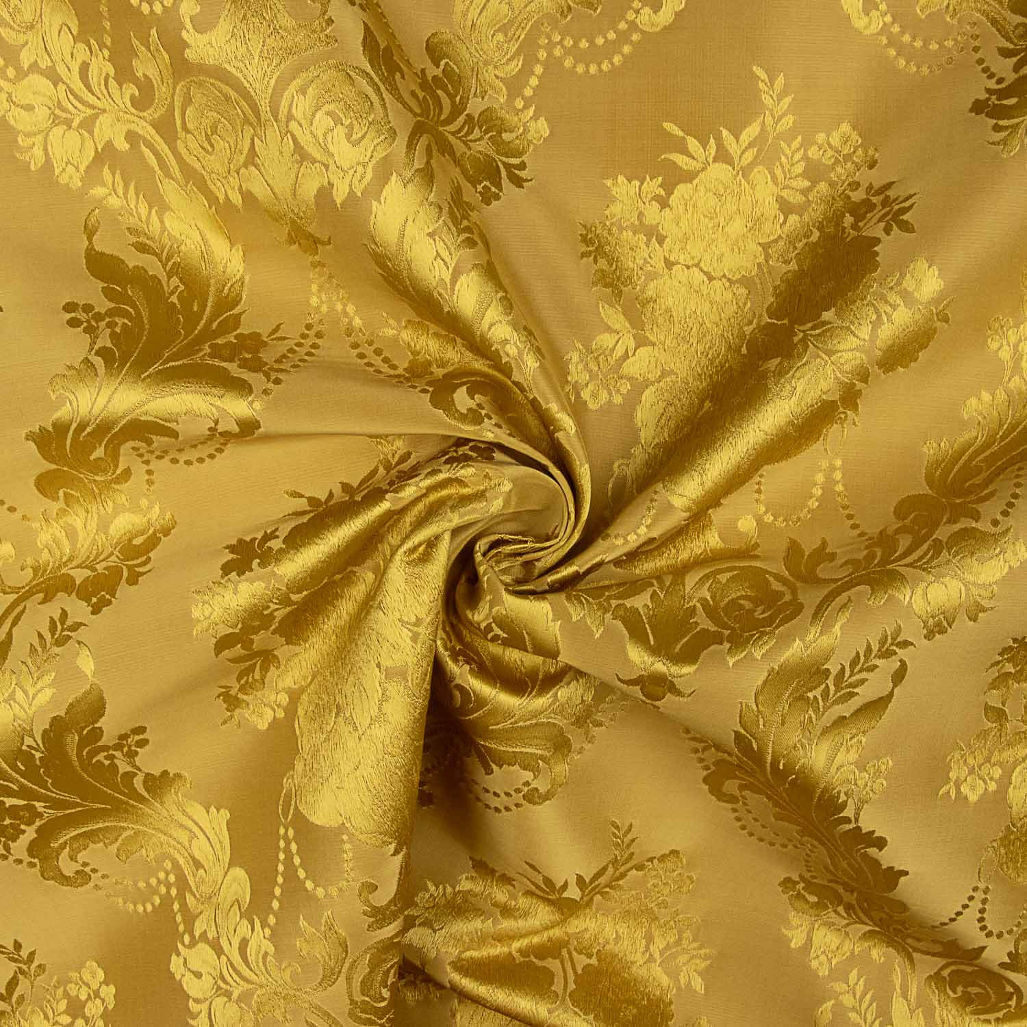 Klassischer goldener Floral-Jacquard - Ribes y Casals