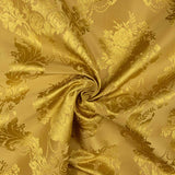 Klassischer goldener Floral-Jacquard - Ribes y Casals
