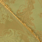Klassischer floraler Jacquard in Grün und Gold - Ribes y Casals