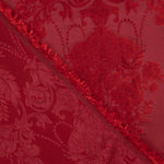 Jacquard Floral Klassisch Rot - Ribes y Casals