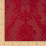 Jacquard Floral Klassisch Rot - Ribes y Casals