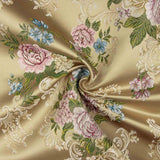 Jacquard Floral Romantisch Beige - Ribes y Casals