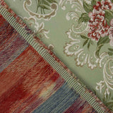 Jacquard Floral Romantisch Grün - Ribes y Casals