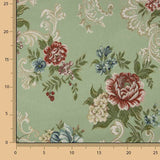 Jacquard Floral Romantisch Grün - Ribes y Casals