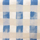 Blau-beige karierte Kunstharz-Kulla - Ribes y Casals