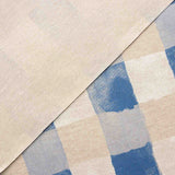 Blau-beige karierte Kunstharz-Kulla - Ribes y Casals