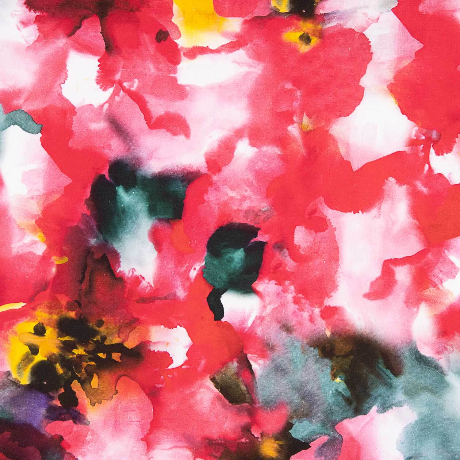 Leinen Baumwolle Baumwolle Floral Aquarell Chagall Druck - Ribes y Casals