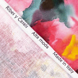 Leinen Baumwolle Baumwolle Floral Aquarell Chagall Druck - Ribes y Casals